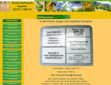 Tablet Screenshot of praxis-schramm.de